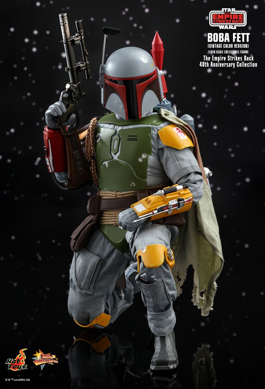 male - NEW PRODUCT: HOT TOYS: STAR WARS: THE EMPIRE STRIKES BACK™ BOBA FETT™ (VINTAGE COLOR VERSION) (40TH ANNIVERSARY COLLECTION) 1/6TH SCALE COLLECTIBLE FIGURE 8294