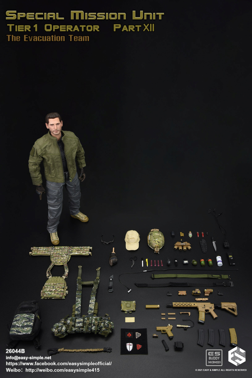 EvacuationTeam - NEW PRODUCT: Easy&Simple: 26044B Special Mission Unit Tier1 Operator Part XII The Evacuation Team 83ca3110