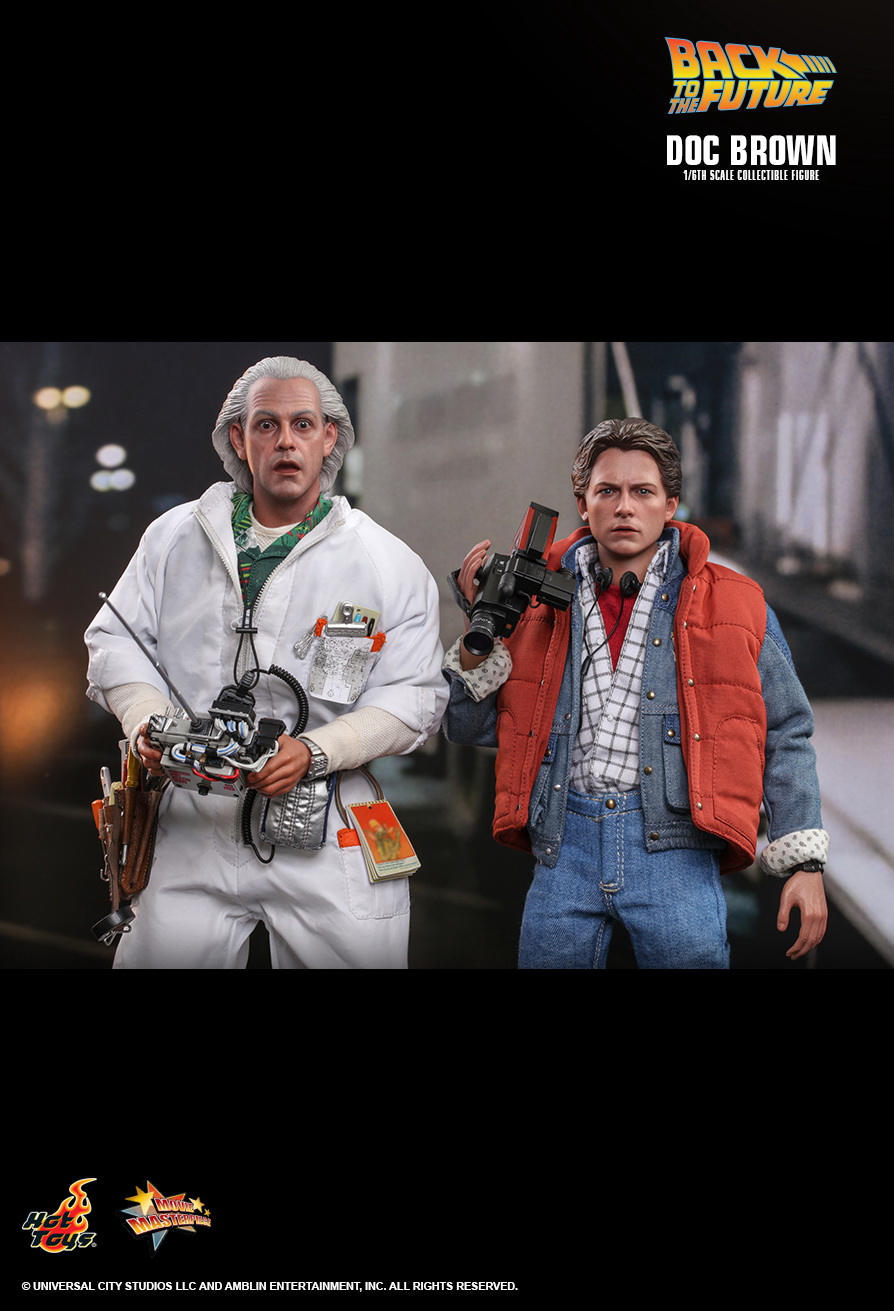 movie - NEW PRODUCT: HOT TOYS: BACK TO THE FUTURE DOC BROWN 1/6TH SCALE COLLECTIBLE FIGURE (STANDARD & DELUXE) 8423