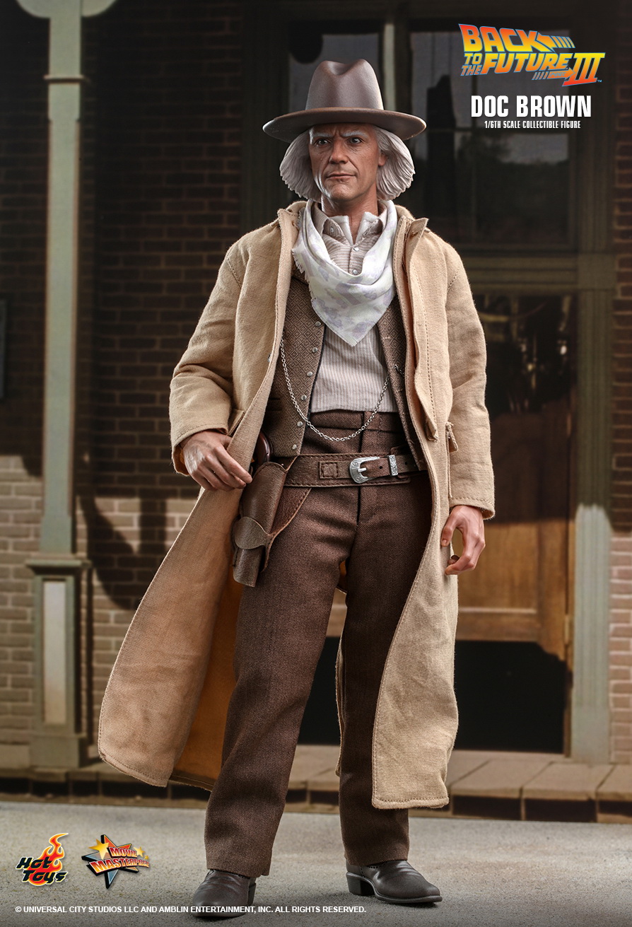 NEW PRODUCT: HOT TOYS: BACK TO THE FUTURE PART III DOC BROWN 1/6TH SCALE COLLECTIBLE FIGURE 8430