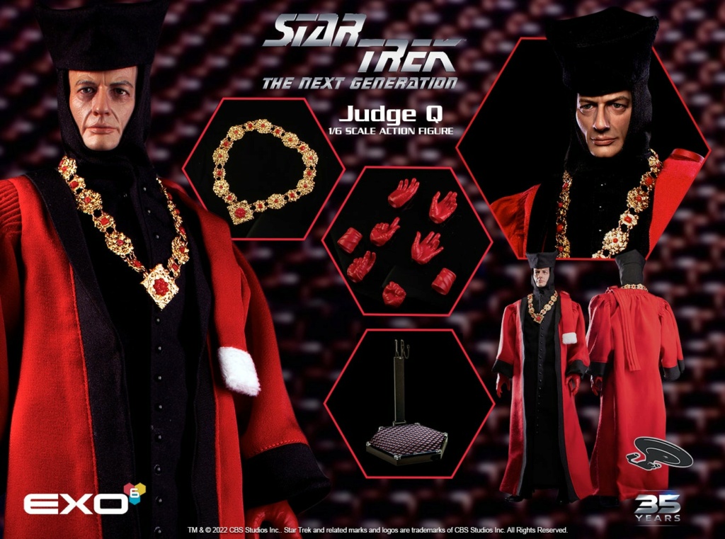 EXO-6 - NEW PRODUCT: Exo-6: Star Trek: The Next Generation: Judge Q Action Figure 8472