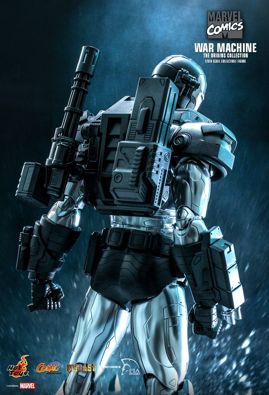NEW PRODUCT: HOT TOYS: MARVEL COMICS WAR MACHINE [THE ORIGINS COLLECTION] 1/6TH SCALE COLLECTIBLE FIGURE DIECAST 8523