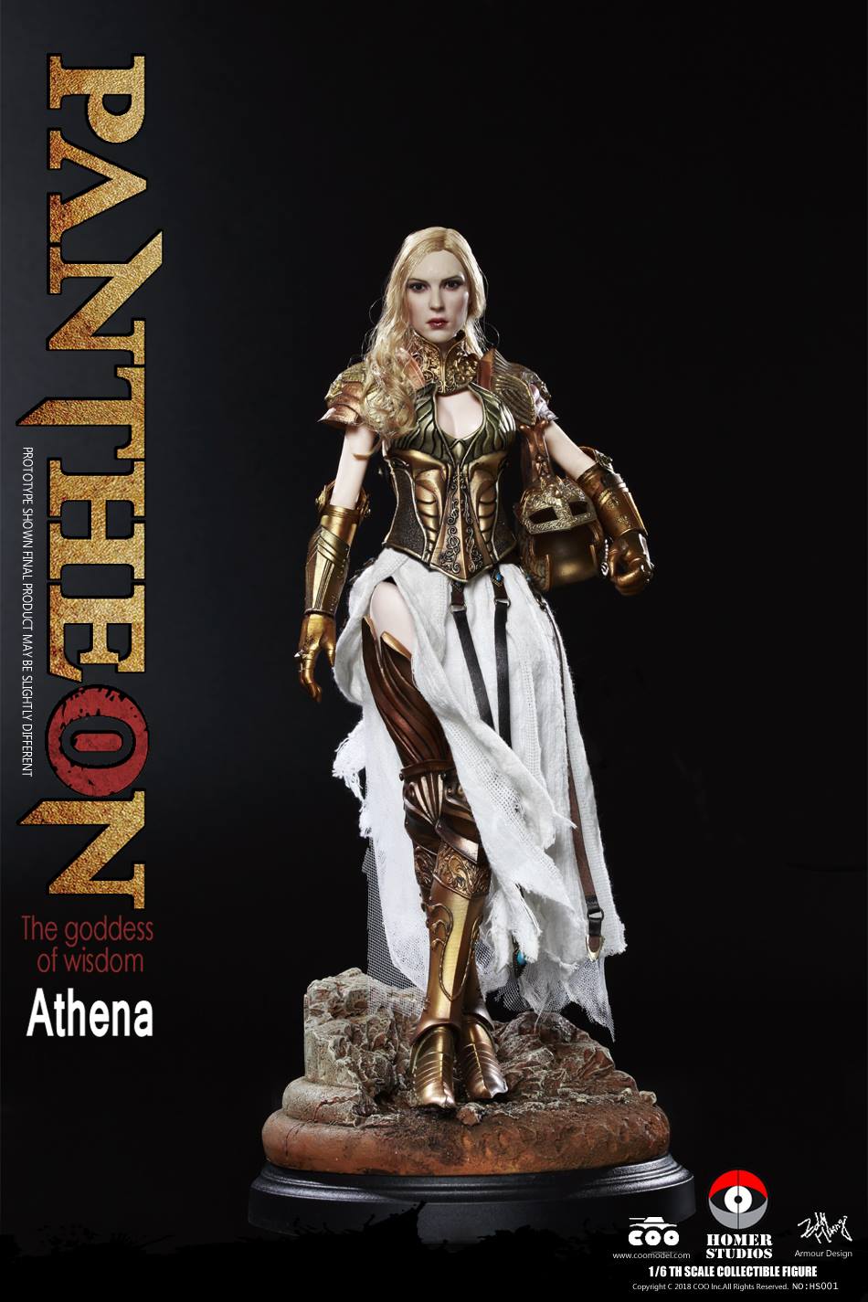 CooModel - NEW PRODUCT: COO MODEL X HOMER 1/6th scale PANTHEON Athena Goddess of War 12" Collectible Figure 861