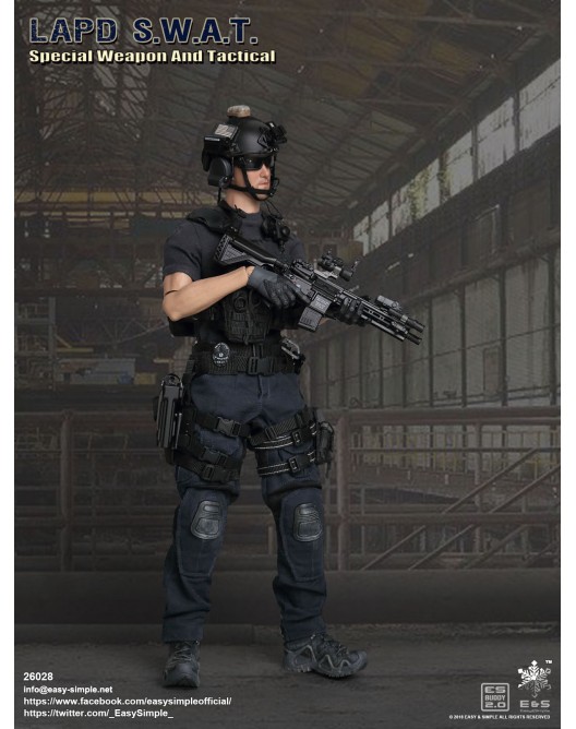 NEW PRODUCT: Easy & Simple 26028 1/6 Scale LAPD S.W.A.T. action figure 9-528x12