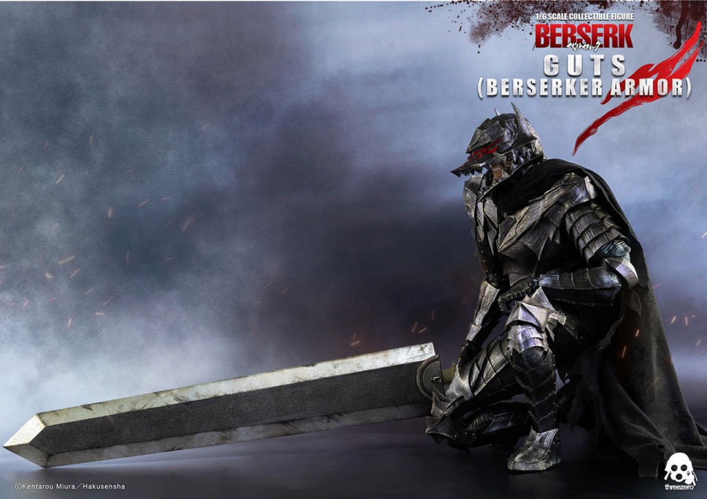 NEW PRODUCT: THREEZERO: BERSERK GUTS BERSERKER ARMOR 1/6 SCALE ACTION FIGURE 9255