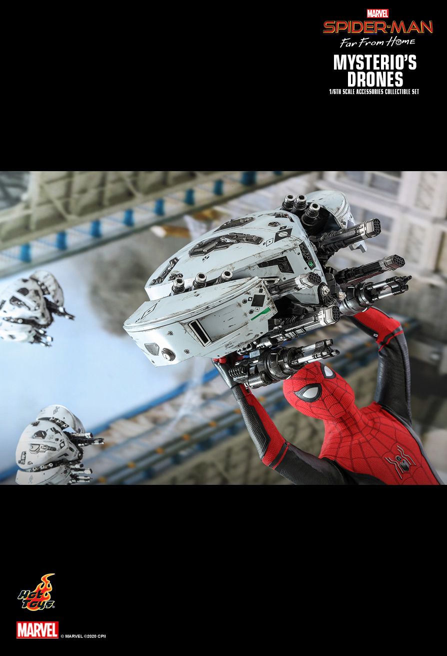 Spider-Man - NEW PRODUCT: HOT TOYS: SPIDER-MAN: FAR FROM HOME MYSTERIO'S DRONES 1/6TH SCALE ACCESSORIES COLLECTIBLE SET 9309