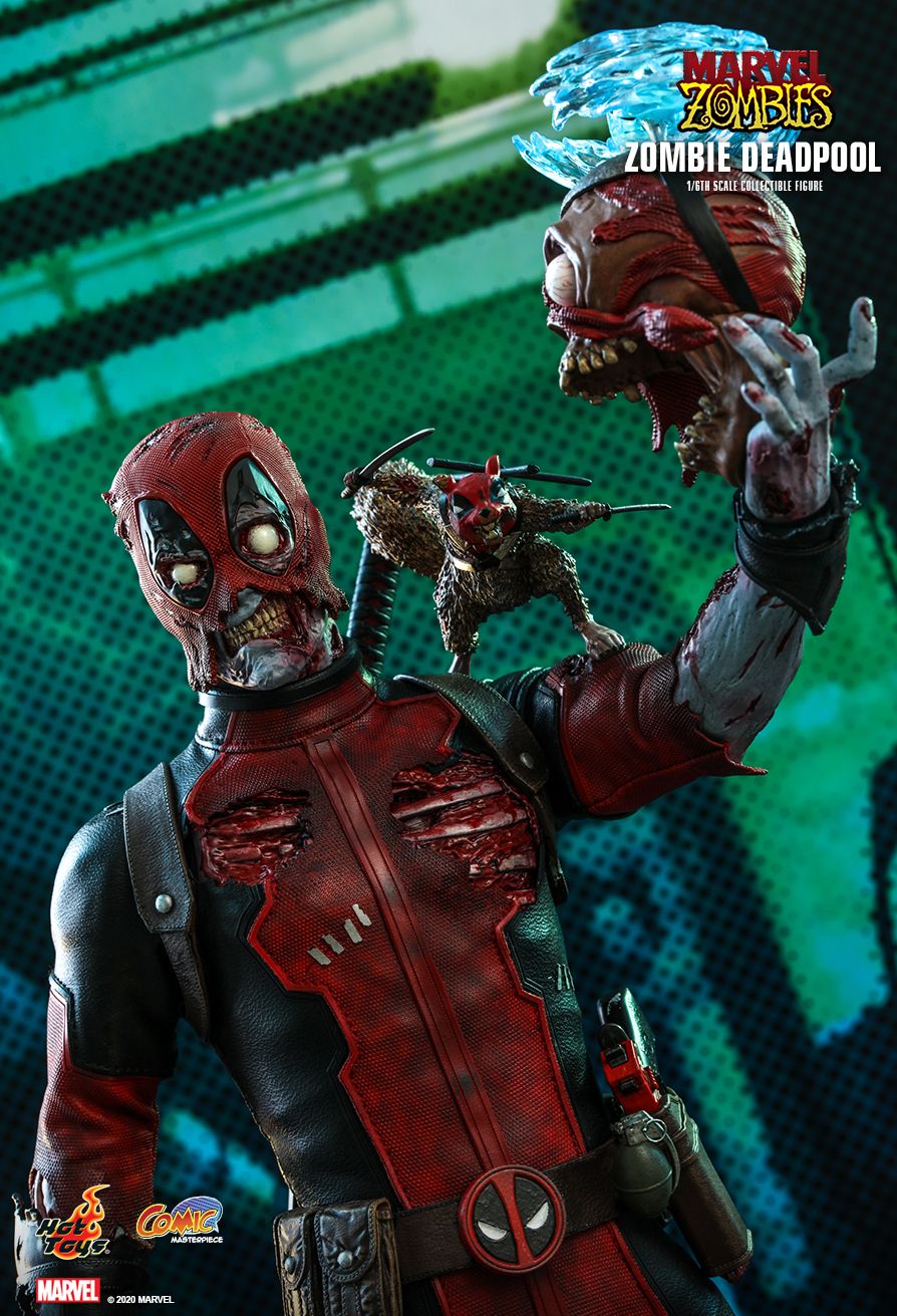 NEW PRODUCT: HOT TOYS: MARVEL ZOMBIES ZOMBIE DEADPOOL 1/6TH SCALE COLLECTIBLE FIGURE 9331