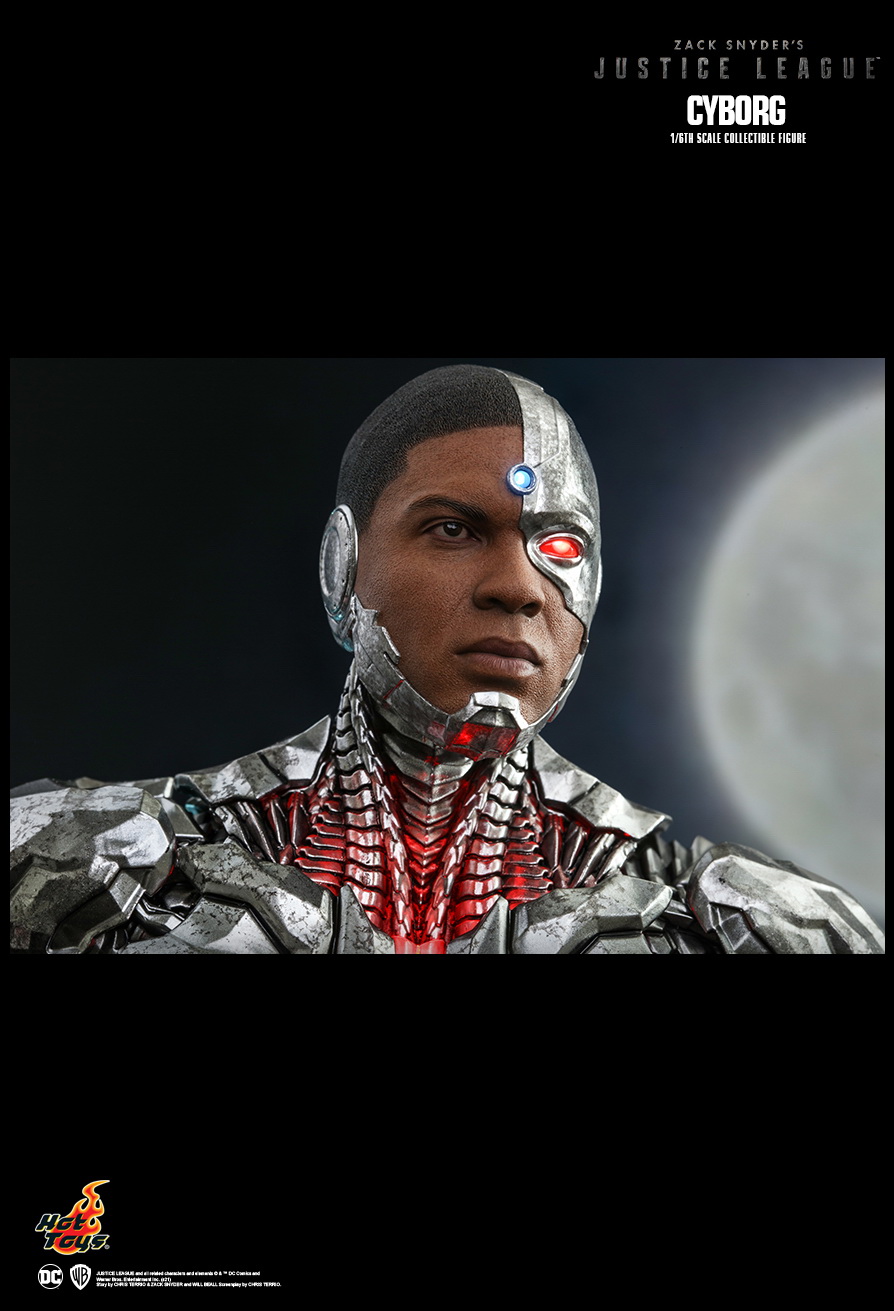 NEW PRODUCT: HOT TOYS: ZACK SNYDER'S JUSTICE LEAGUE CYBORG 1/6TH SCALE COLLECTIBLE FIGURE 9394