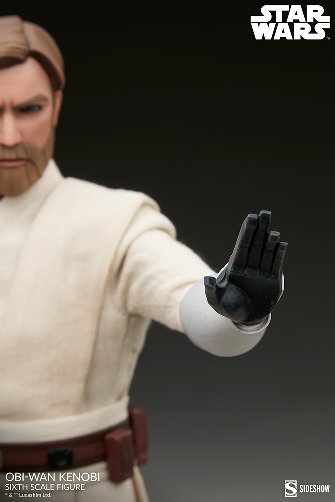 animated - NEW PRODUCT: Sideshow Collectibles: 1/6 scale The Clone Wars Animated Series: Anakin Skywalker & Obi-Wan Kenobi action figures 9399