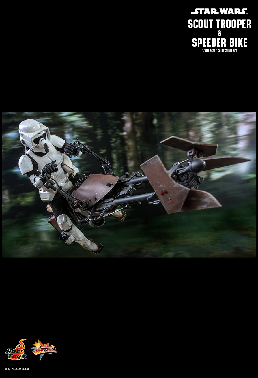 ReturnoftheJedi - NEW PRODUCT: HOT TOYS: STAR WARS: 1/6 scale: RETURN OF THE JEDI SCOUT TROOPER & SCOUT TROOPER AND SPEEDER BIKE 1/6TH SCALE COLLECTIBLE SET 9404