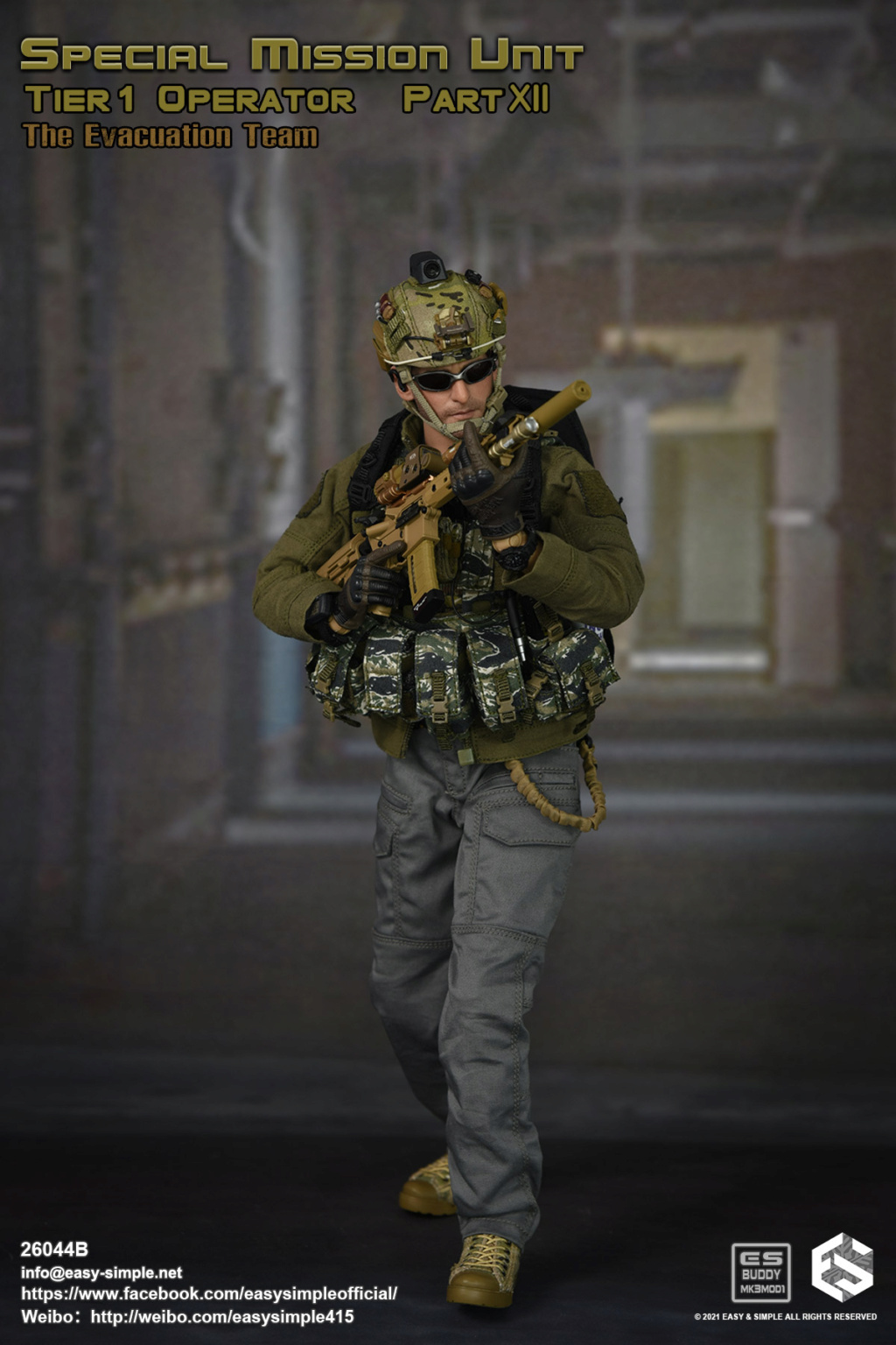 NEW PRODUCT: Easy&Simple: 26044B Special Mission Unit Tier1 Operator Part XII The Evacuation Team 940a2210