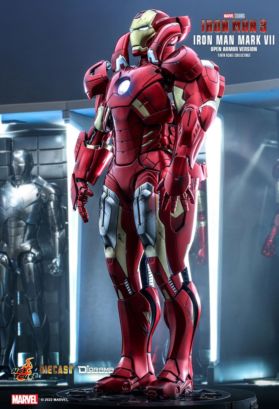 IronMan3 - NEW PRODUCT: HOT TOYS: IRON MAN 3 IRON MAN MARK VII (OPEN ARMOR VERSION) 1/6TH SCALE COLLECTIBLE 9541