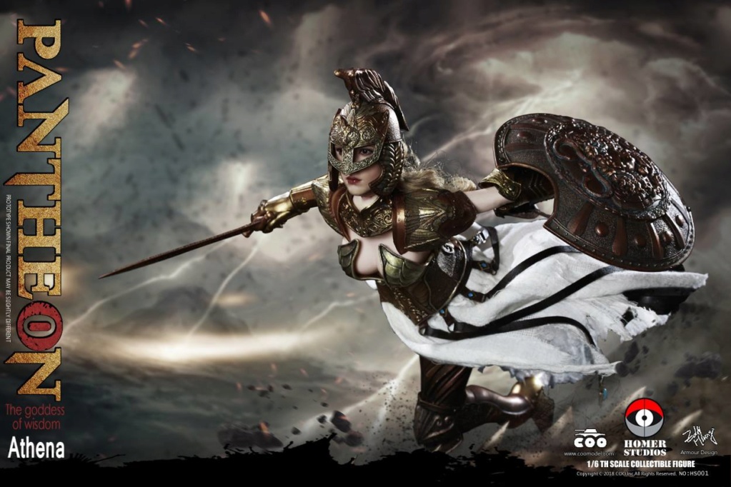 athena - NEW PRODUCT: COO MODEL X HOMER 1/6th scale PANTHEON Athena Goddess of War 12" Collectible Figure 960