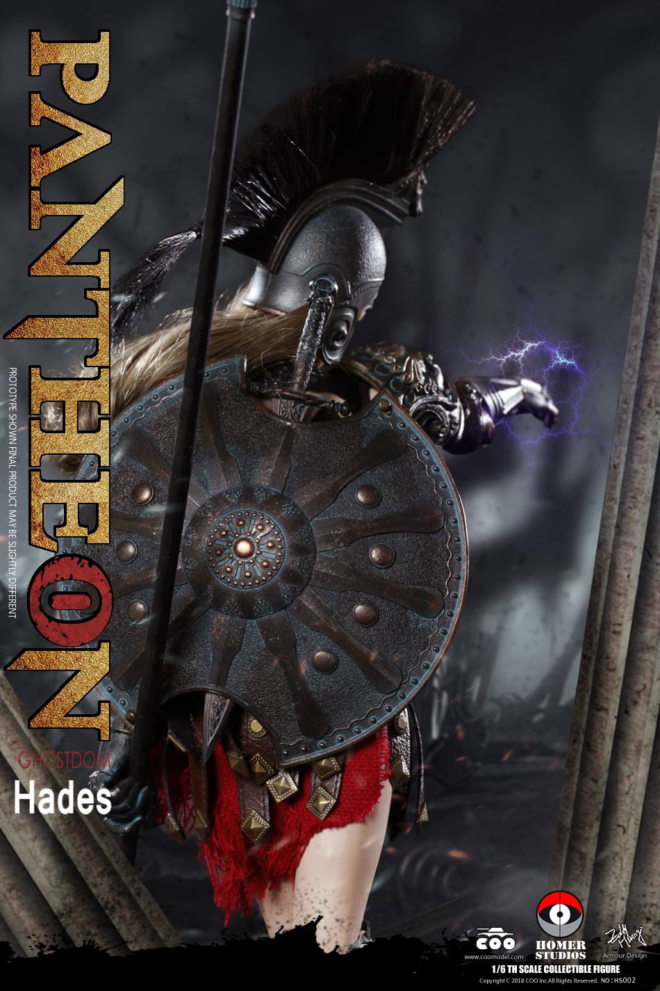 Hades - NEW PRODUCT: COO MODEL X HOMER 1/6th scale PANTHEON - Hades Goddess of the Underworld 12" Figure 961