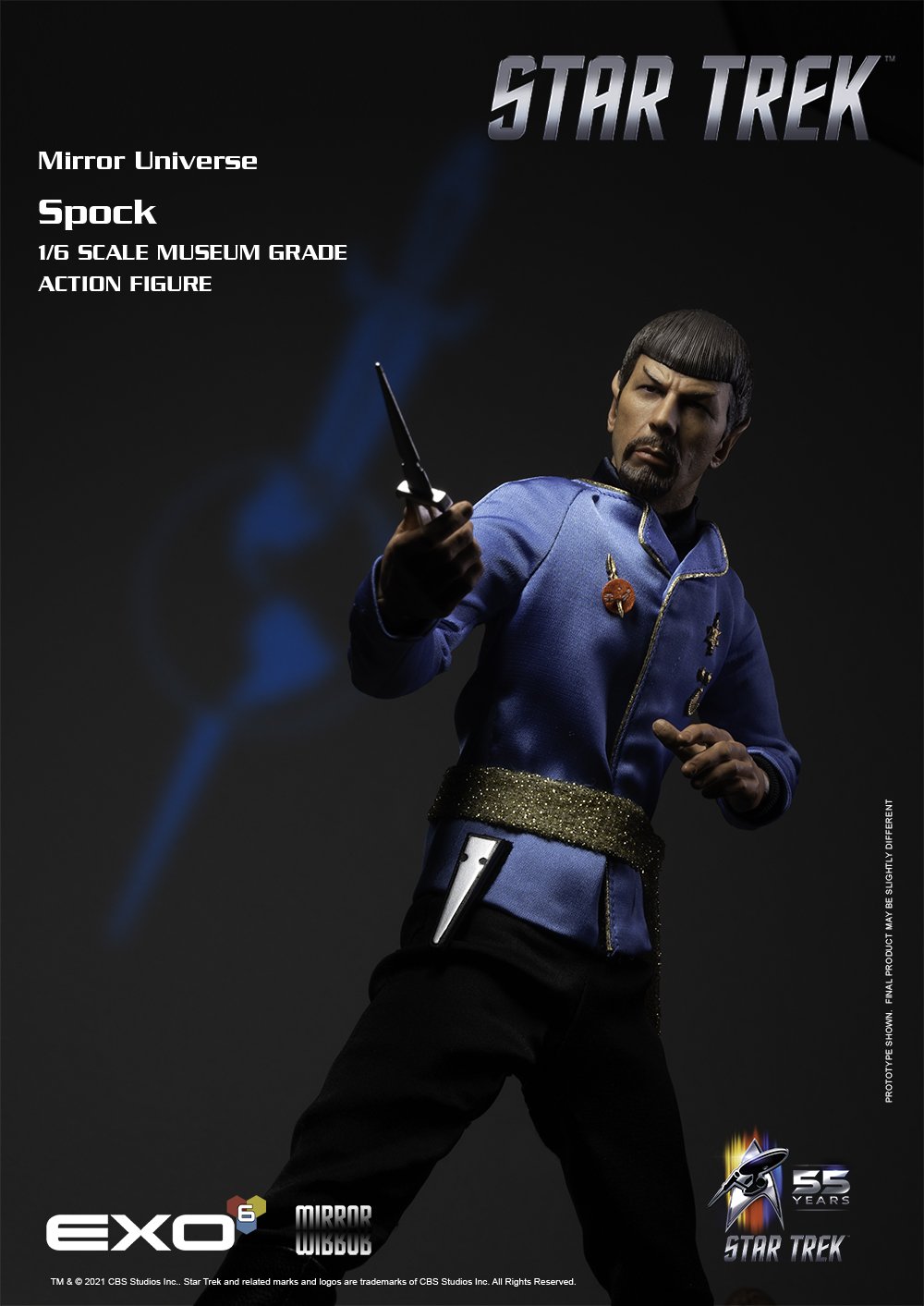 NEW PRODUCT: Exo-6: Star Trek: The Original Series  SPOCK – MIRROR UNIVERSE 1/6 action figure A22e8510