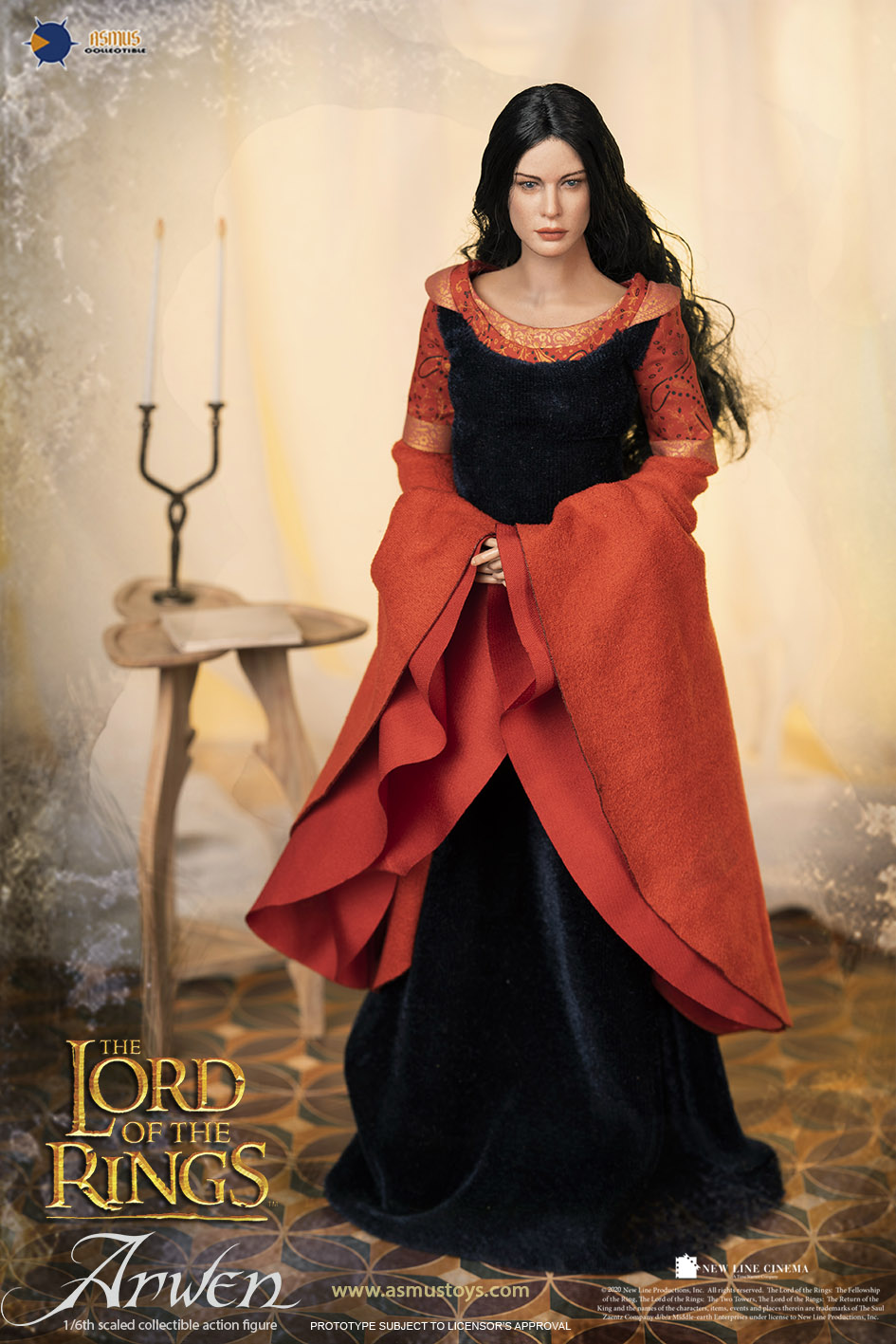 fantasy - NEW PRODUCT: Asmus Collectibles:1/6 scale Lord of the Rings: ARWEN (in death frock) (standard & deluxe) Arw00310