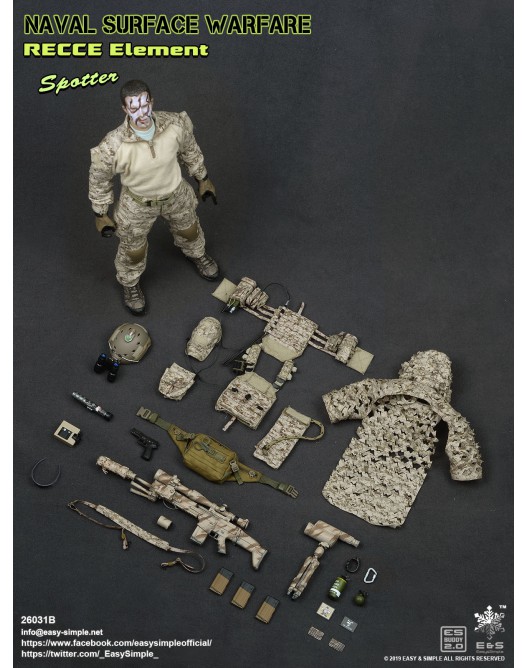 NavalSurfaceWarfare - NEW PRODUCT: Easy & Simple 26031B 1/6 Scale NSW RECCE TEAM The Spotter B-35-510