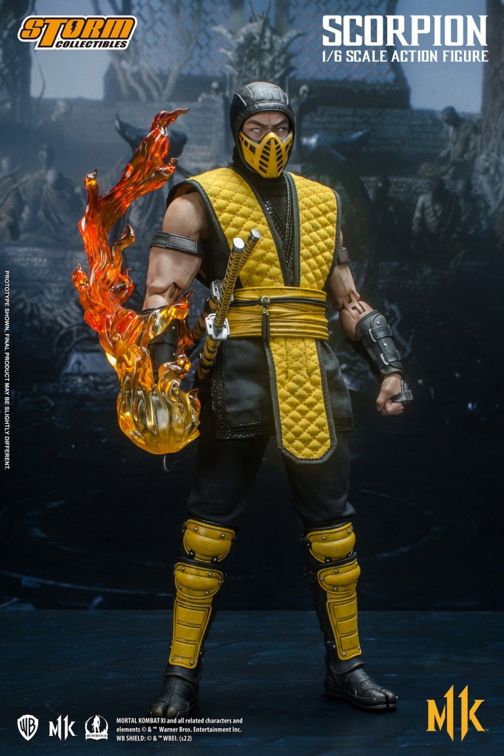 MortalKombat - NEW PRODUCT: Storm Toys: 1/6 "Mortal Kombat" Series - Scorpion/Scorpion Action Figure B8707510