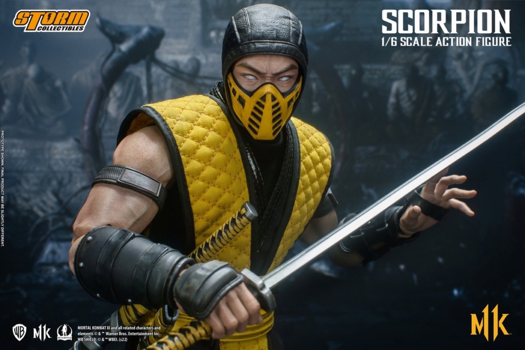 videogame - NEW PRODUCT: Storm Toys: 1/6 "Mortal Kombat" Series - Scorpion/Scorpion Action Figure B8801b10