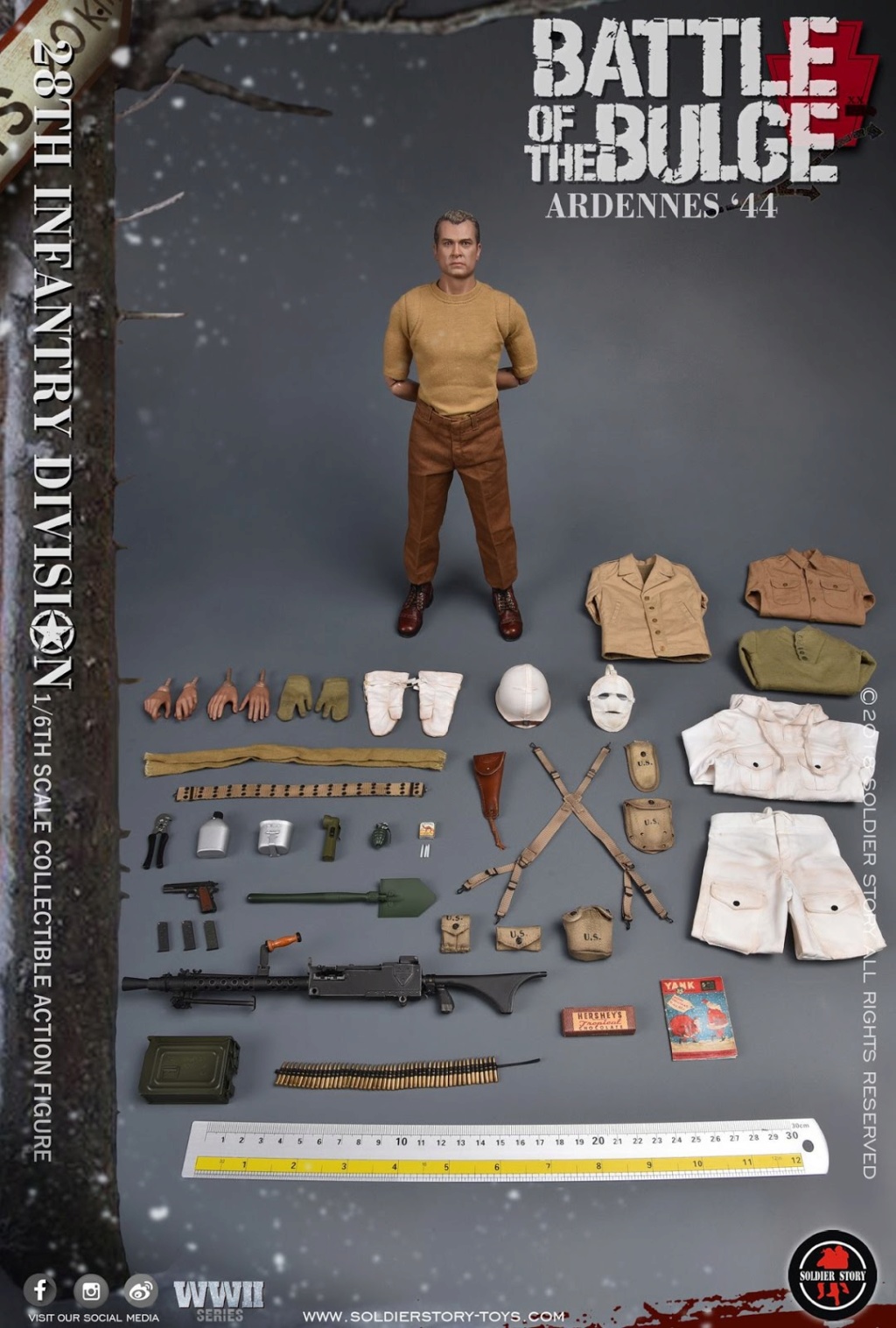 male - NEW PRODUCT: Soldier Story: 1/6 scale U.S. Army 28th Infantry Division Ardennes 1944 Bulge612