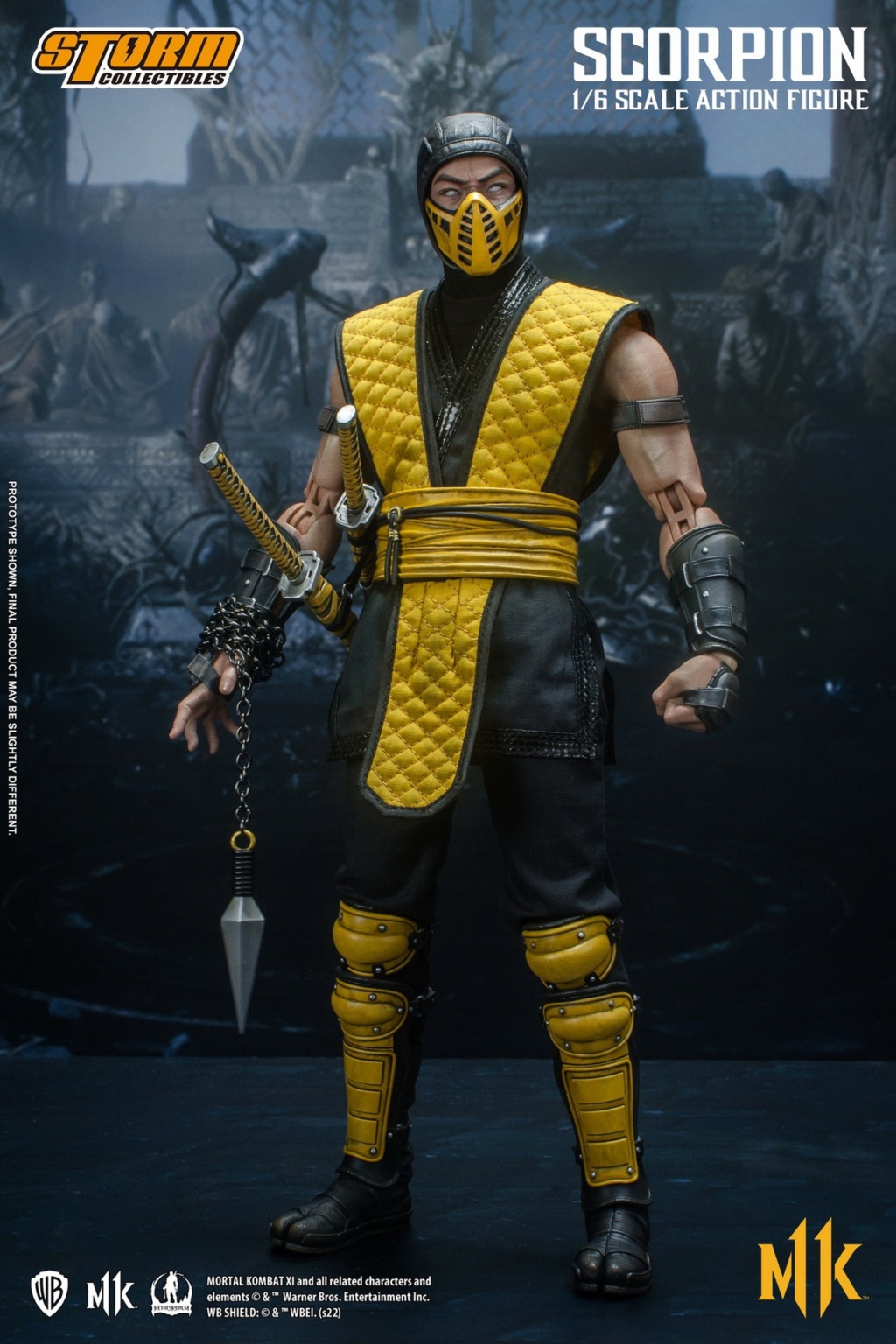 Scorpion - NEW PRODUCT: Storm Toys: 1/6 "Mortal Kombat" Series - Scorpion/Scorpion Action Figure C048a210