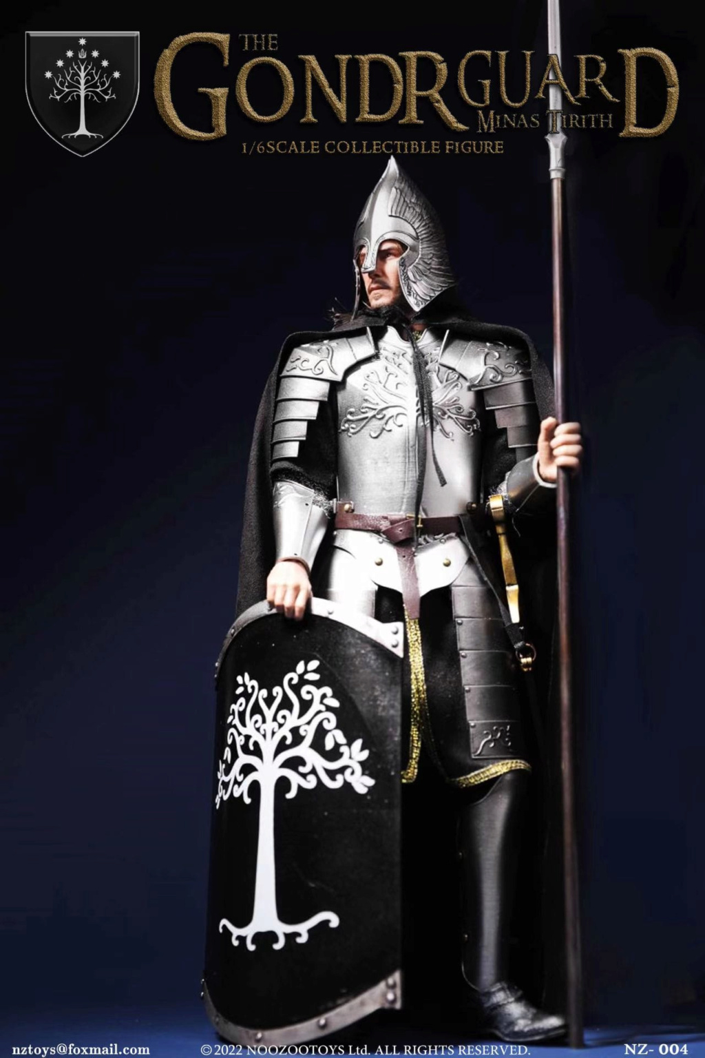 fantasy - NEW PRODUCT: NOOZOOTOYS NZ003/4/5 1/6 Scale Gondor Holy Tree Guard (3 versions) Cb347e10