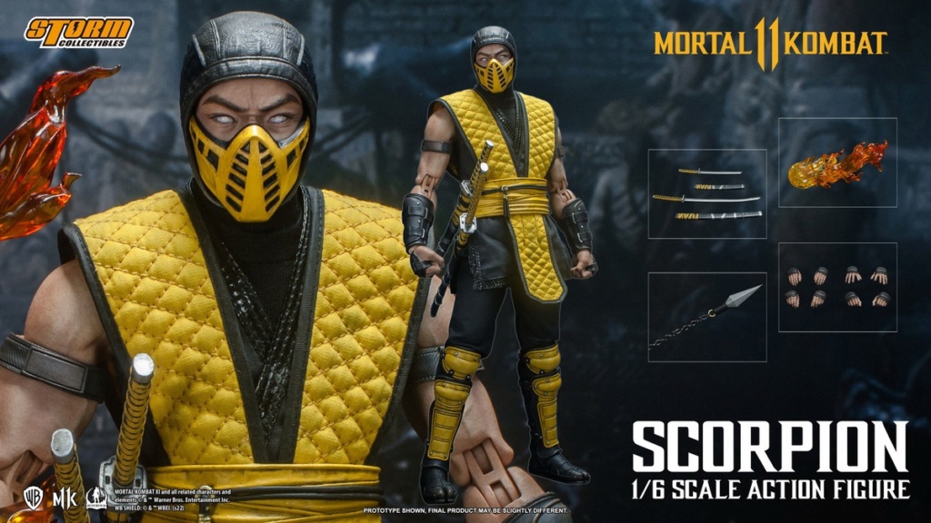 NEW PRODUCT: Storm Toys: 1/6 "Mortal Kombat" Series - Scorpion/Scorpion Action Figure Cd758b10
