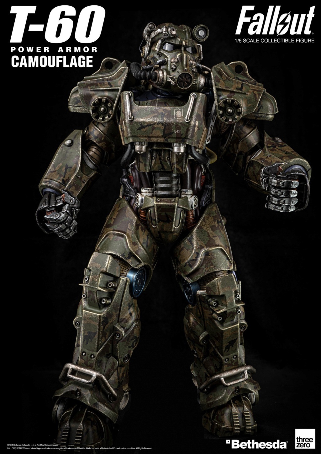NEW PRODUCT: Threezero: 1/6 Fallout: Remaining Dust/Radiation Series-T-60 Power Armor Action Figure Cef2d610