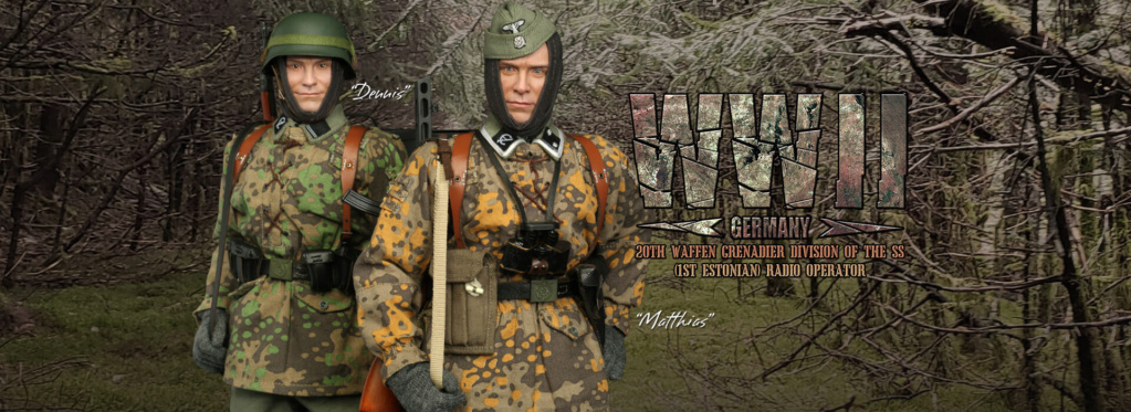 Military - NEW PRODUCT: DiD: 20th Waffen Grenadier Division Of The SS (1st Estonian) Radio Operator (Dennis - Version A) & (Matthias - Version B) Did-d811