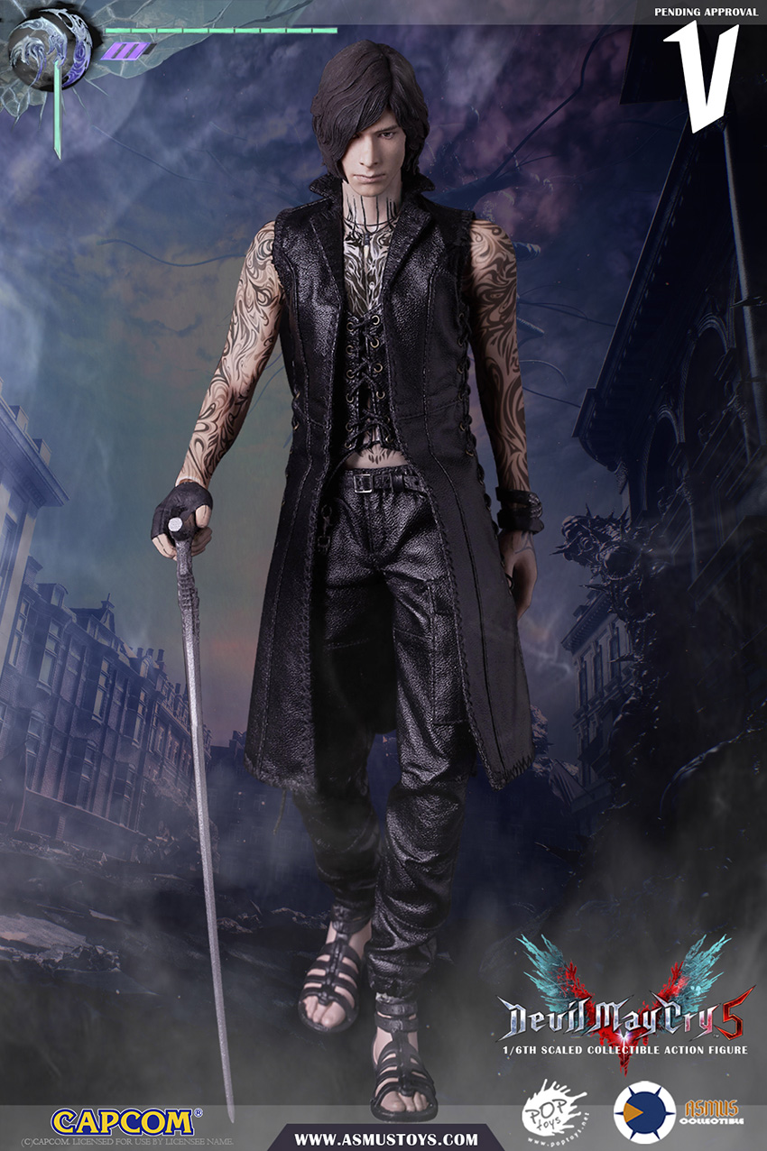 V - NEW PRODUCT: Asmus Collectibles: V (Devil May Cry 5) 1/6 scale action figure Dmc5v010