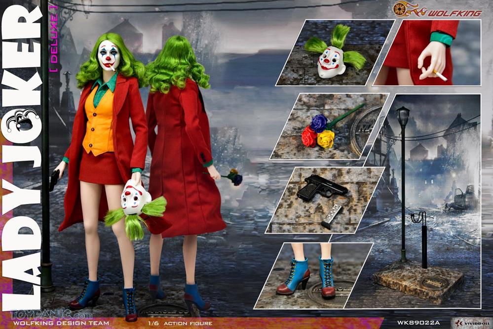 Wolfking - NEW PRODUCT: Wolfking: 1/6 scale Female Joker figure (Standard and Deluxe Editions) E55b6810