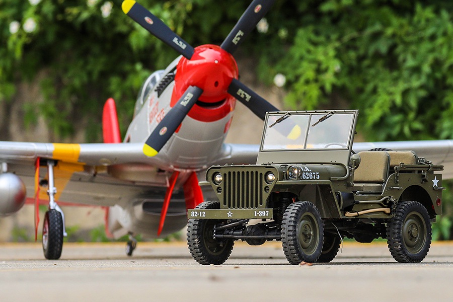 WWII - NEW PRODUCT: ROCHOBBY: 1/6 scale 1941 MB climber (Wasley Jeep) remote control climbing car  Ea705c10