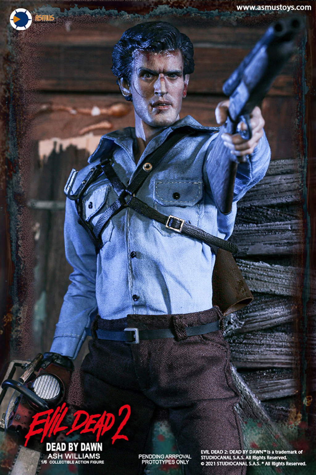 horror - NEW PRODUCT: Asmus Collectibles: EVIL DEAD II SERIES: ASH WILLIAMS (Standard & Luxury Edition) Evd01810