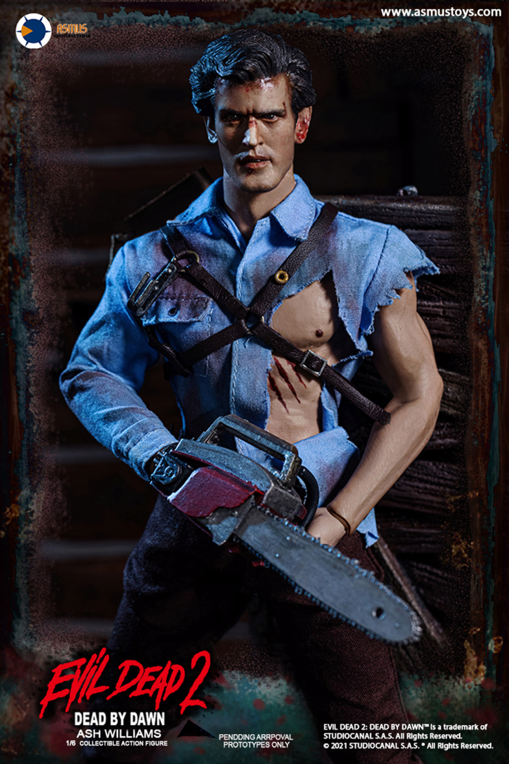 NEW PRODUCT: Asmus Collectibles: EVIL DEAD II SERIES: ASH WILLIAMS (Standard & Luxury Edition) Evd02110