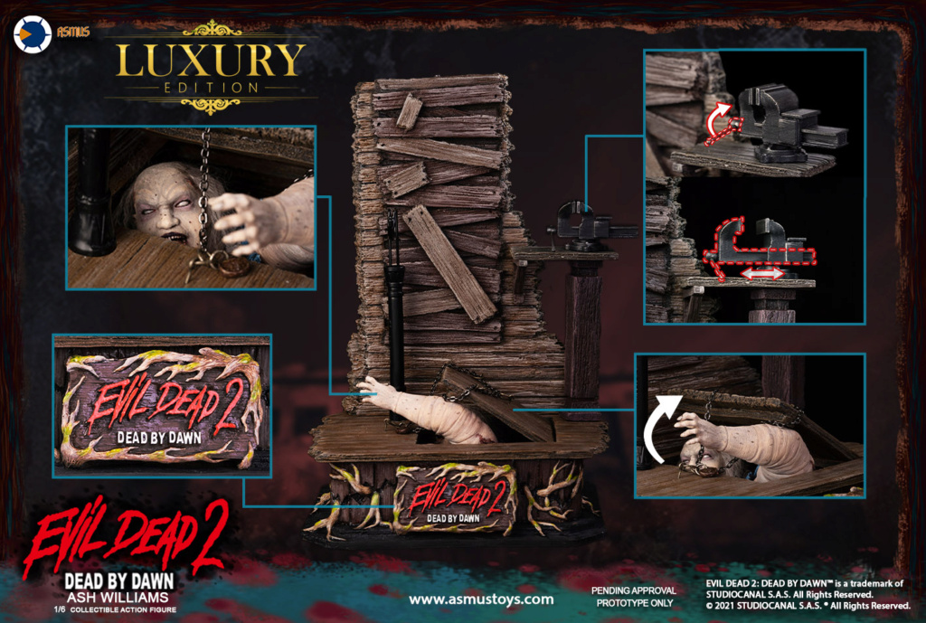 NEW PRODUCT: Asmus Collectibles: EVIL DEAD II SERIES: ASH WILLIAMS (Standard & Luxury Edition) Evd02910
