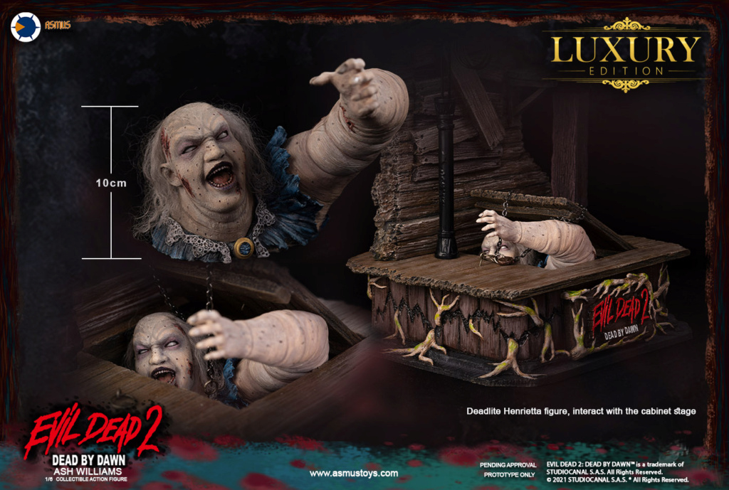 horror - NEW PRODUCT: Asmus Collectibles: EVIL DEAD II SERIES: ASH WILLIAMS (Standard & Luxury Edition) Evd03110