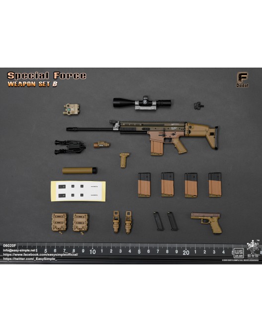 SpecialForces - NEW PRODUCT: Easy&Simple 06020 1/6 Scale Special Force Weapon Set (6 styles) F-6-5210