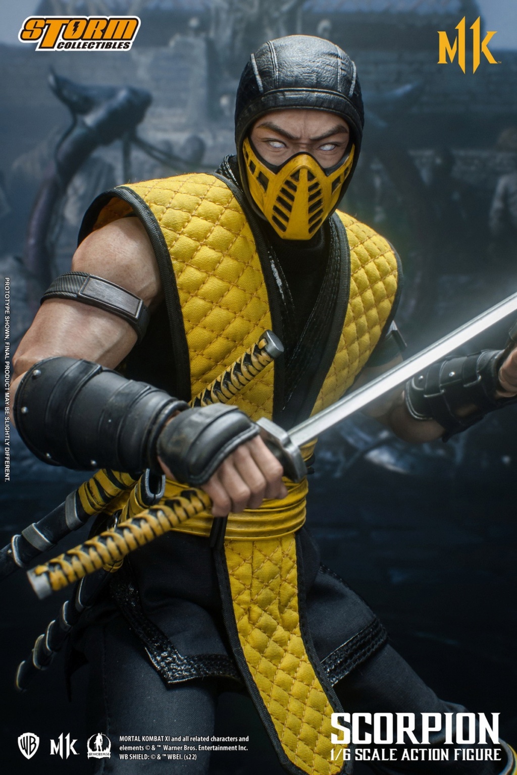 videogame - NEW PRODUCT: Storm Toys: 1/6 "Mortal Kombat" Series - Scorpion/Scorpion Action Figure Fcb56d10