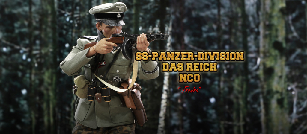 SSPanzerDivision - NEW PRODUCT: Fredro - SS-Panzer-Division Das Reich NCO - MG42 Gunner C - DiD 1/6 Scale Figure Hero1_10