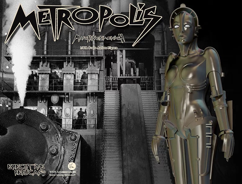 Sci-Fi - NEW PRODUCT: EXECUTIVE REPLICAS METROPOLIS – MASCHINENMENSCH METAL 1/6 SCALE ACTION FIGURE (Maria) Image047