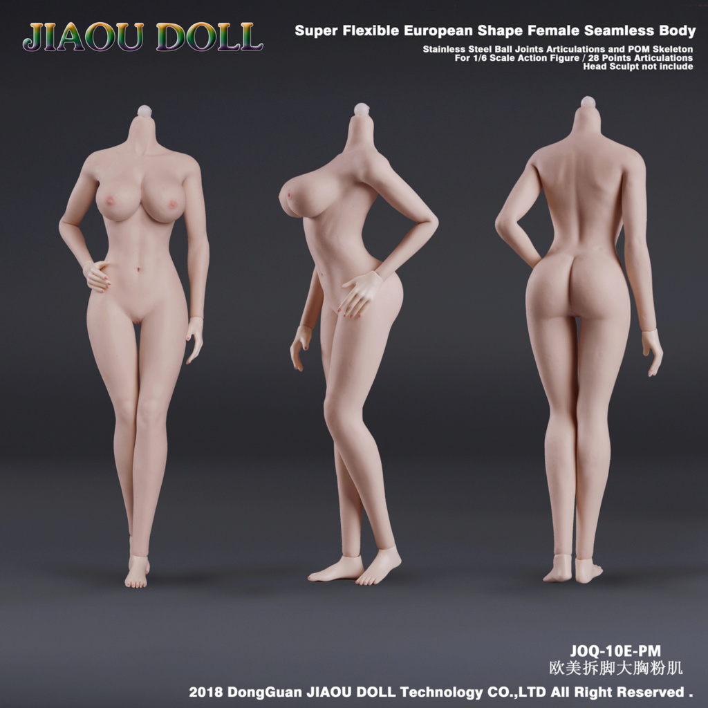 female - NEW PRODUCT: Seamless Female Action Figure (JOQ-10E series) by Jiaou Doll (5 skin tones) (NSFW!!!!!!) Joq-1017