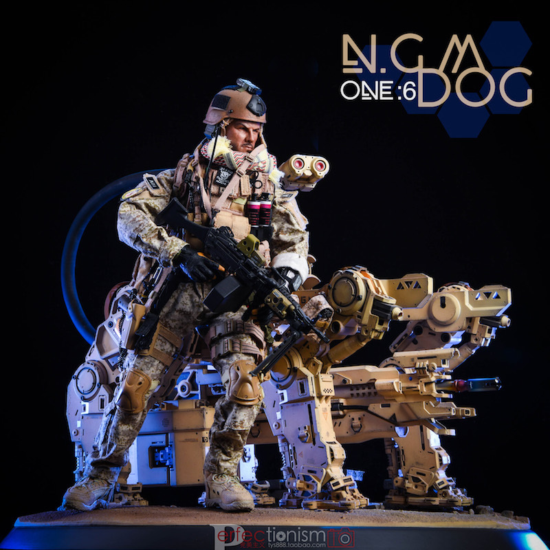 NEW PRODUCT: C-PLAN N.G.M. MILITARY MECHANICAL HOUND 1/6 SCALE POSABLE MODEL FIGURE O1cn0114