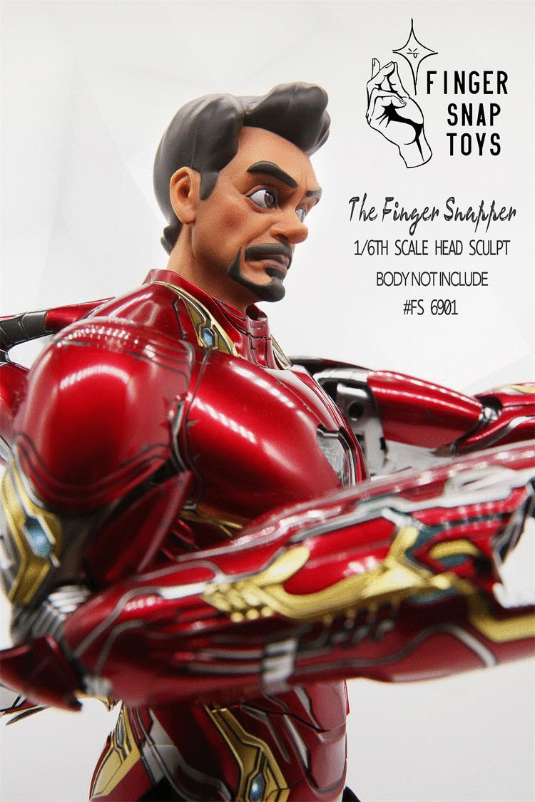 FingerSnap - NEW PRODUCT: FingerSnap toys FS6901 Head Sculpt 1/6 Scale For Tony Stark Iron Man O1cn0115