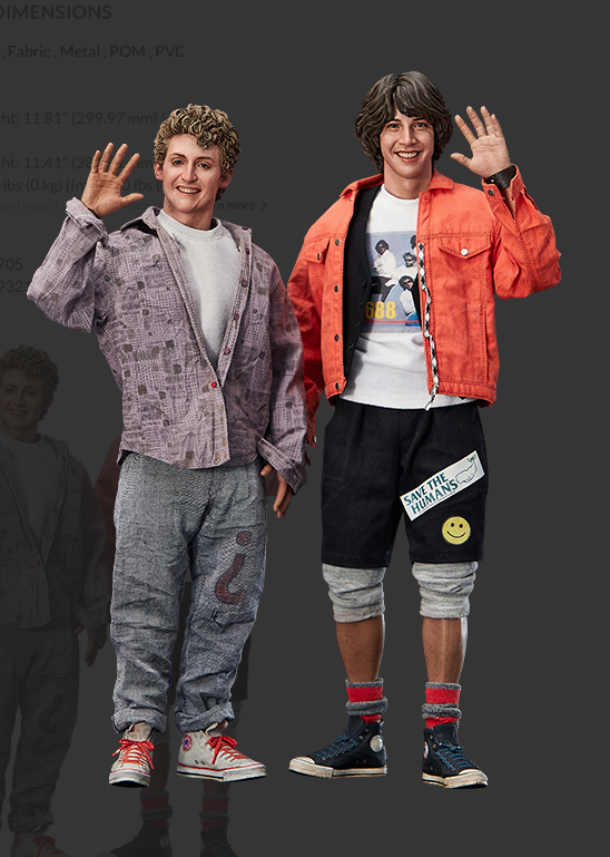 Comedy - NEW PRODUCT: BLITZWAY: Bill & Ted's Excellent Adventure: Bill & Ted 1/6 scale action figures set Scree130