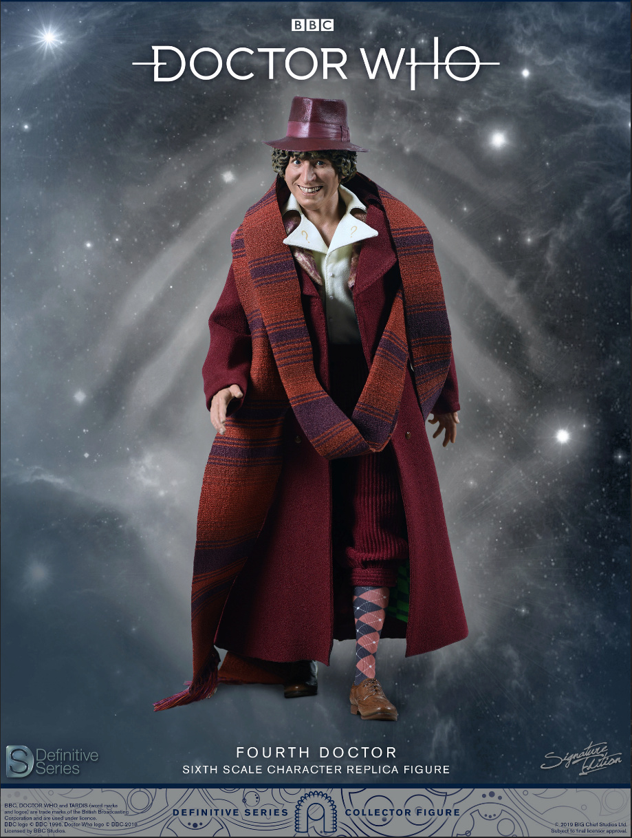 NEW PRODUCT: Big Chief Studios: Dr. Who: Fourth Doctor Definitive Series 1:6 Scale Figures Signature Edition: 500 Scree163