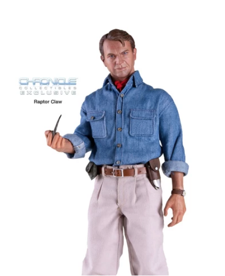 Movie - NEW PRODUCT: Chronicle Collectibles: JURASSIC PARK OneSixth Dr. Alan Grant, Velociraptor & Bundle (2-pack) Scree282