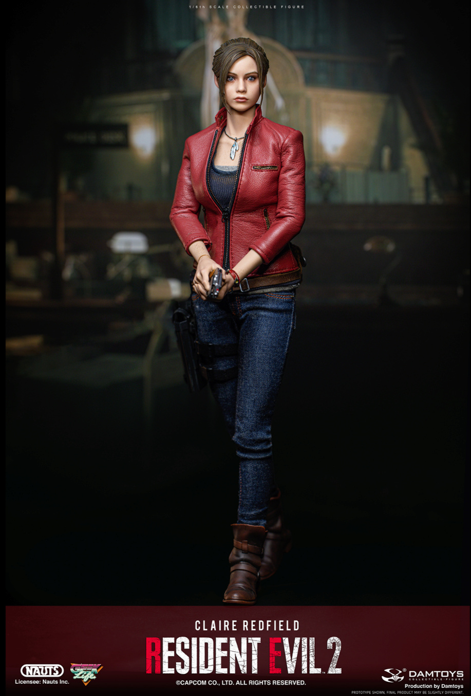 NEW PRODUCT: NAUTS & DAMTOYS: DMS031 1/6 Scale Resident Evil 2 - Claire Redfield (reissue?) Scree360