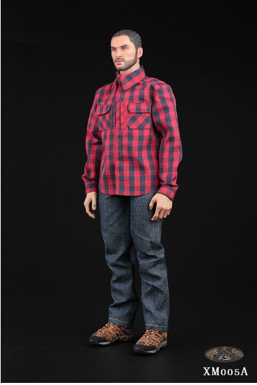 NEW PRODUCT: XRF: Hoodie + Pants Set (XM-004) 2 colors & Plaid Shirt + Jean Set (XM-005) 2 colors Scree391