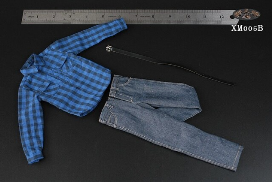 PlaidShirt - NEW PRODUCT: XRF: Hoodie + Pants Set (XM-004) 2 colors & Plaid Shirt + Jean Set (XM-005) 2 colors Scree400