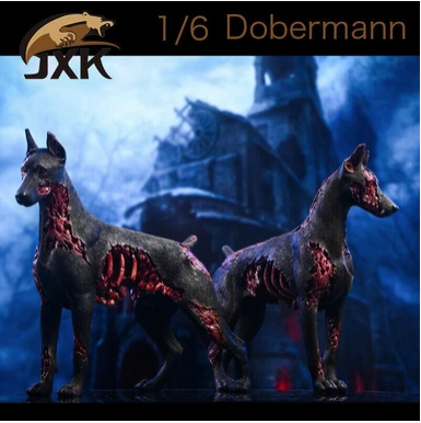 dog - NEW PRODUCT: JXK Studio: 1/6 scale JXK027 Zombie Doberman Scree567